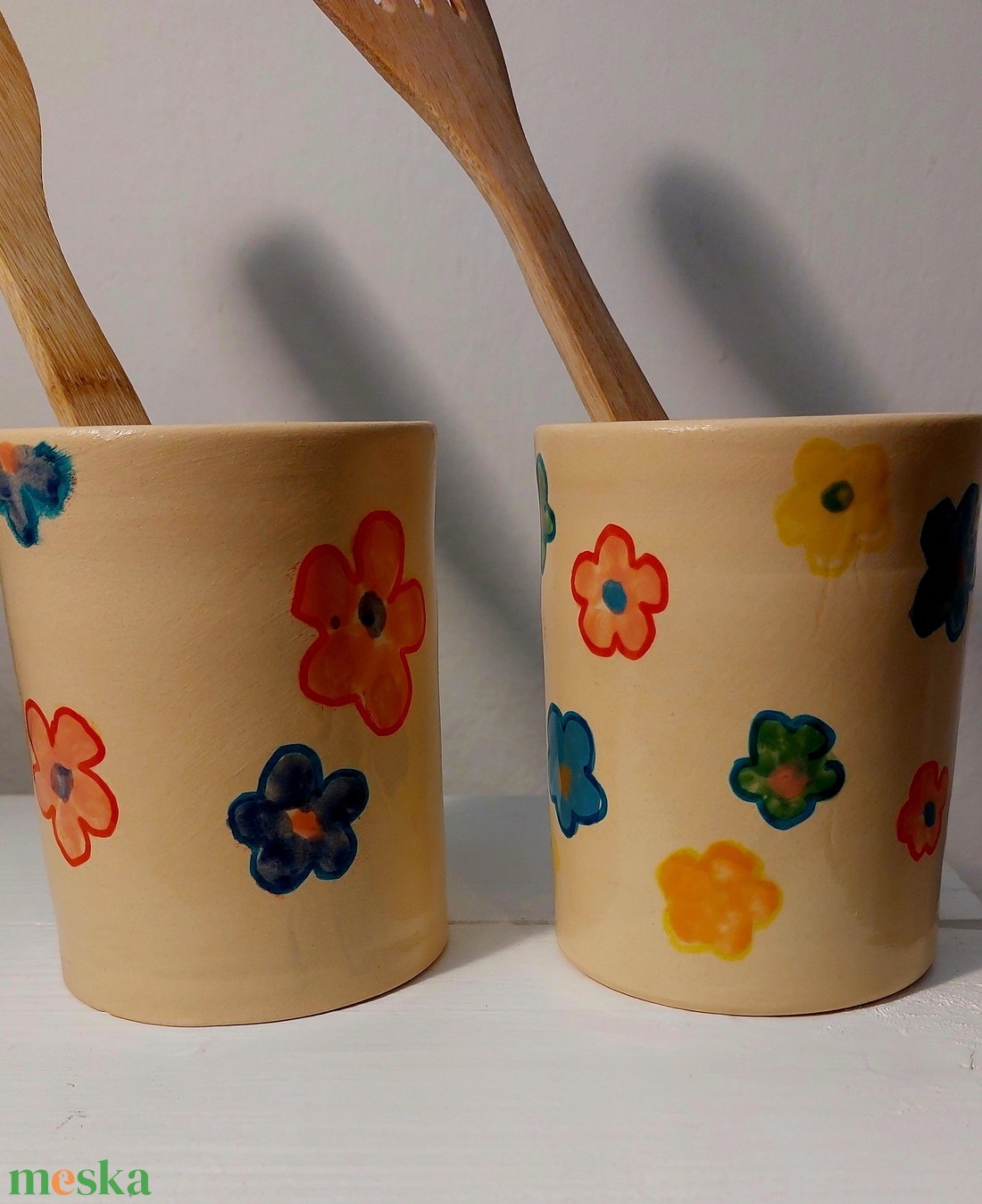 Kerámia fakanáltartók, evőeszköz tartók - otthon & életmód - konyhafelszerelés, tálalás - tálalás - tányér & étkészlet - Meska.hu