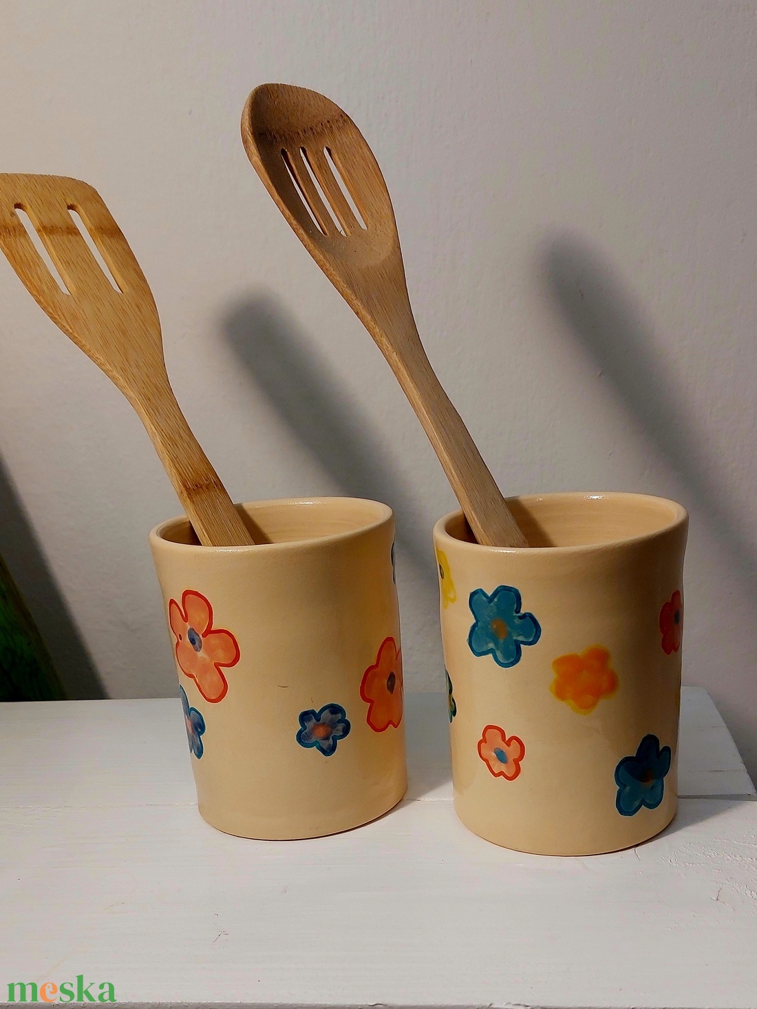 Kerámia fakanáltartók, evőeszköz tartók - otthon & életmód - konyhafelszerelés, tálalás - tálalás - tányér & étkészlet - Meska.hu
