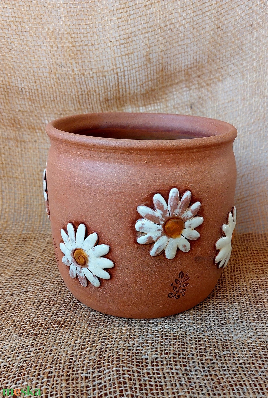 Kerámia kaspó - otthon & életmód - virágdekoráció - virágtartó - kaspó - Meska.hu