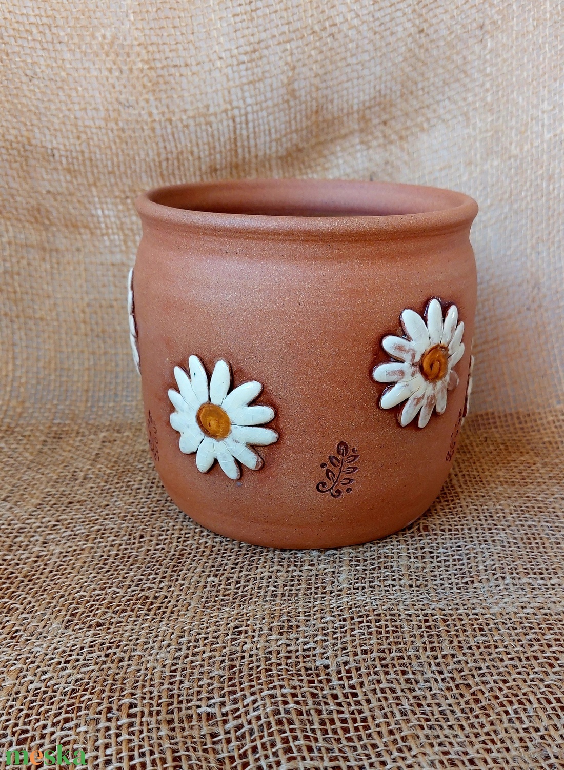 Kerámia kaspó - otthon & életmód - virágdekoráció - virágtartó - kaspó - Meska.hu