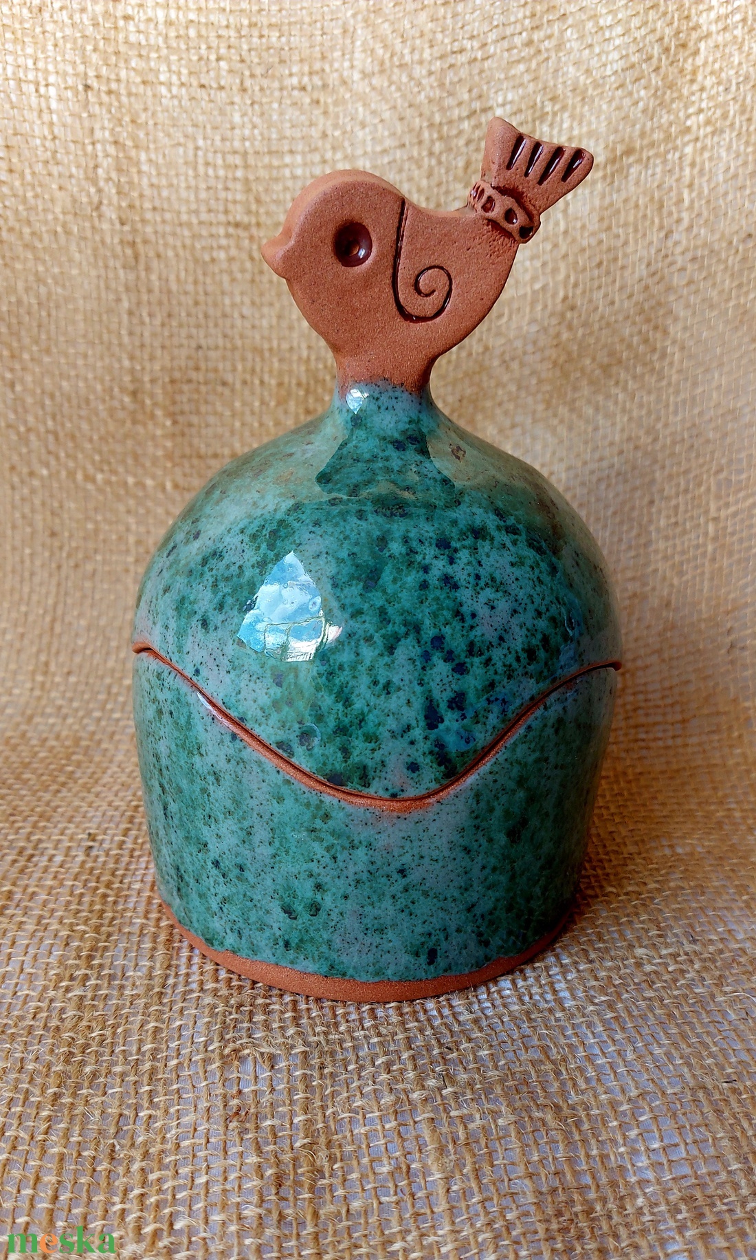 Kerámia cukorkatartó - otthon & életmód - konyhafelszerelés, tálalás - konyhai tárolás - fűszertartó - Meska.hu