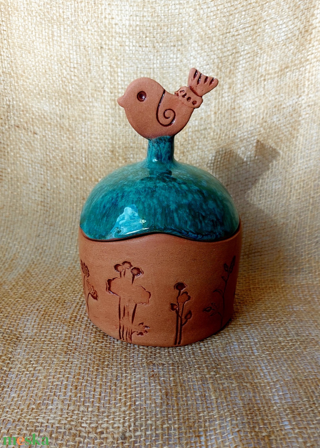 Kerámia cukorkatartó - otthon & életmód - konyhafelszerelés, tálalás - konyhai tárolás - fűszertartó - Meska.hu