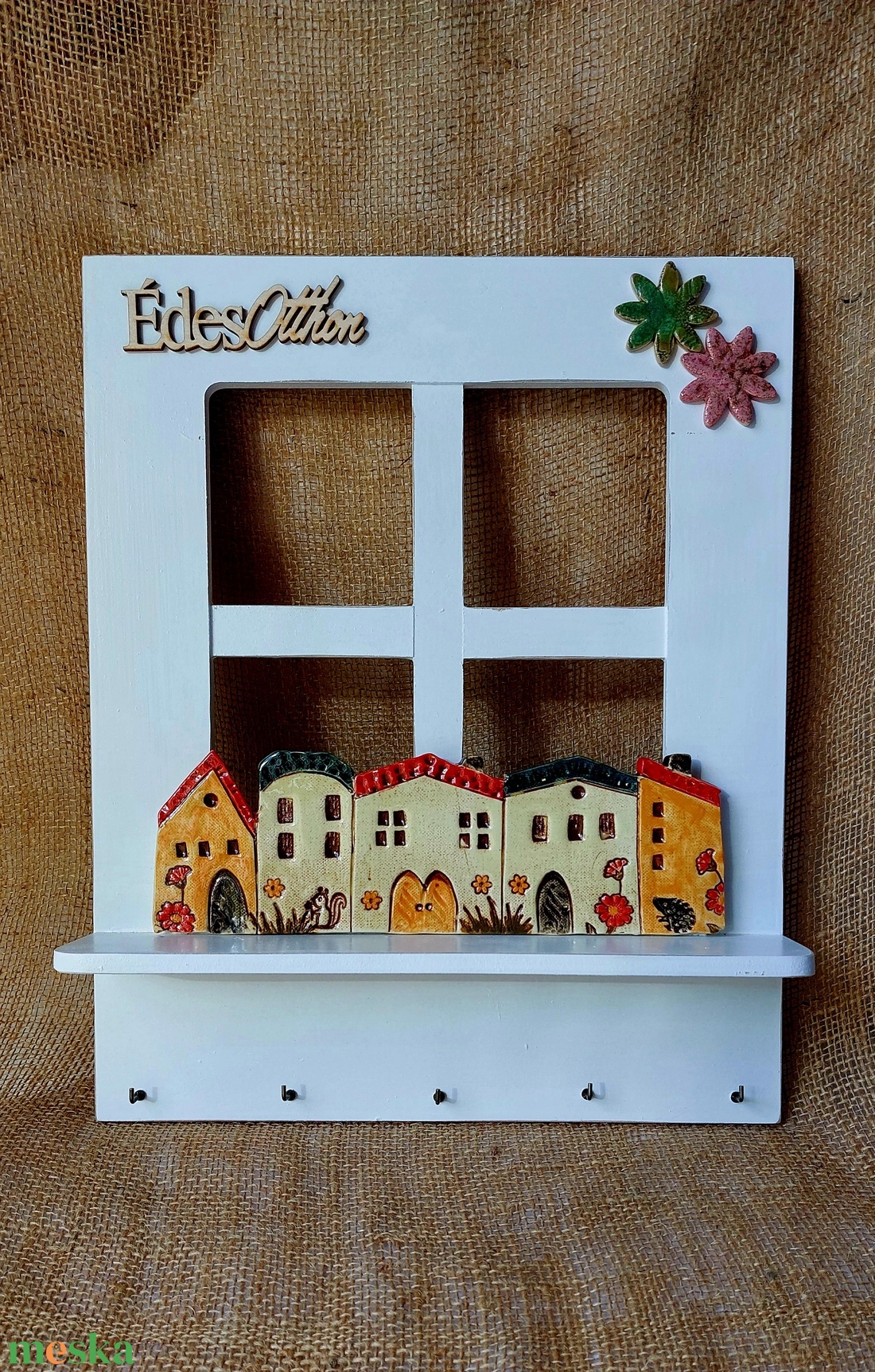 Fali kulcstartó  - otthon & életmód - dekoráció - fali és függő dekoráció - fali kulcstartó - Meska.hu