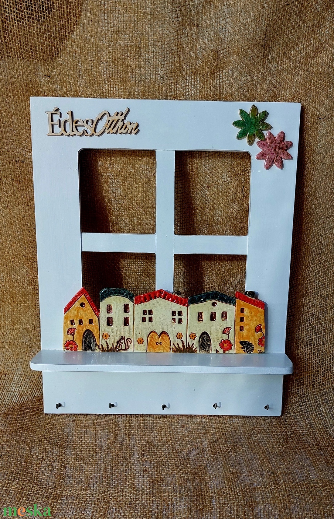 Fali kulcstartó  - otthon & életmód - dekoráció - fali és függő dekoráció - fali kulcstartó - Meska.hu