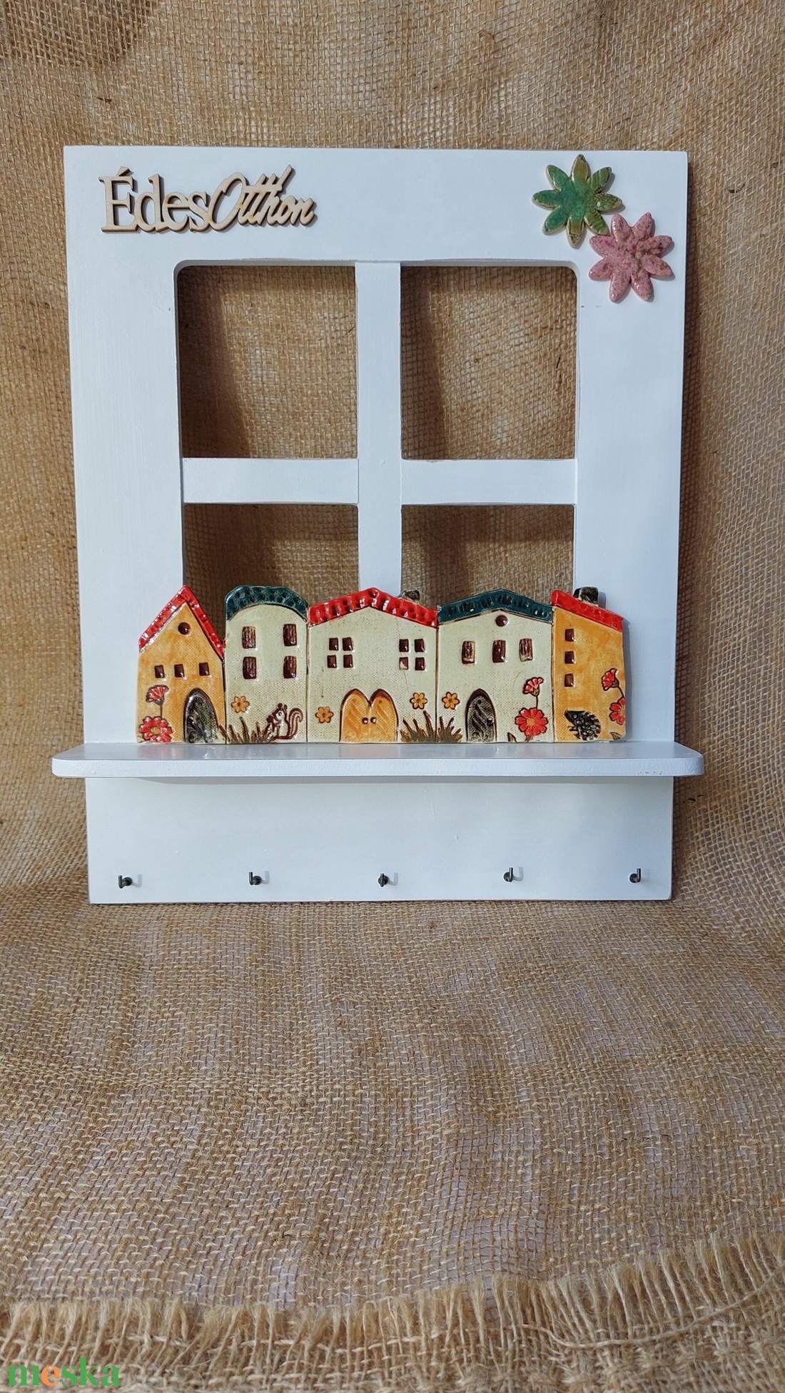 Fali kulcstartó  - otthon & életmód - dekoráció - fali és függő dekoráció - fali kulcstartó - Meska.hu