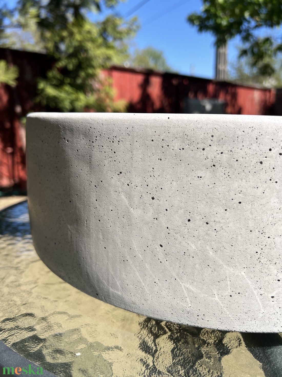 Beton mosdókagyló - otthon & életmód - fürdőszoba - mosdótál - Meska.hu