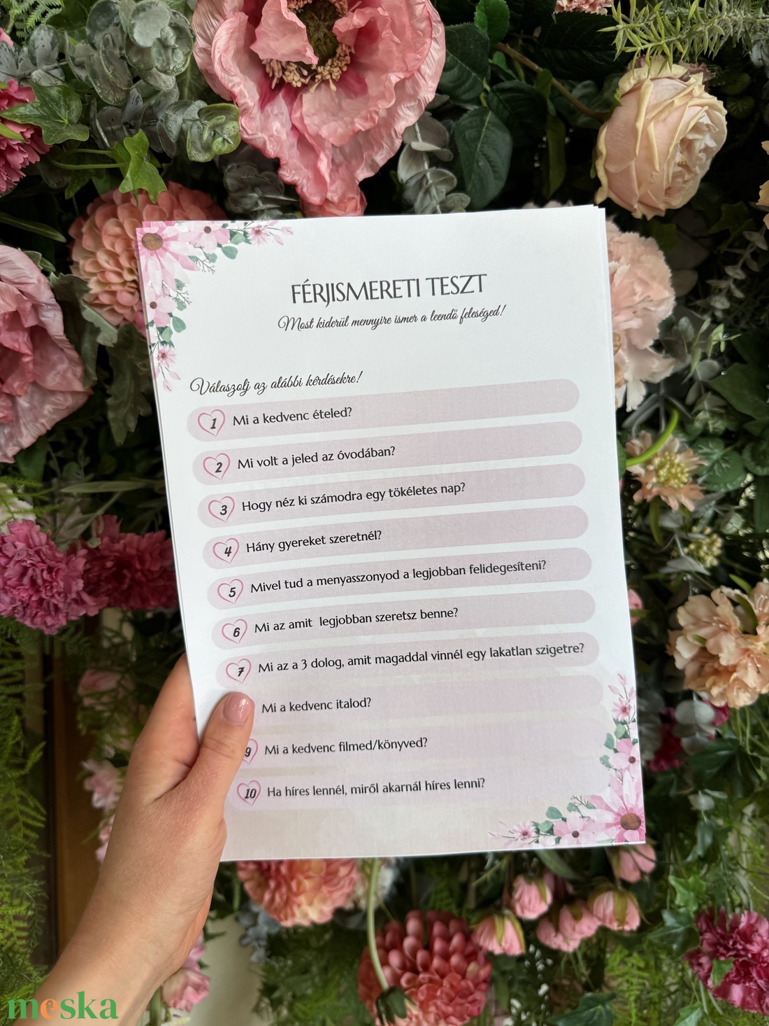 FÉRJISMERETI TESZT - lánybúcsús játék - esküvő - lánybúcsú - Meska.hu