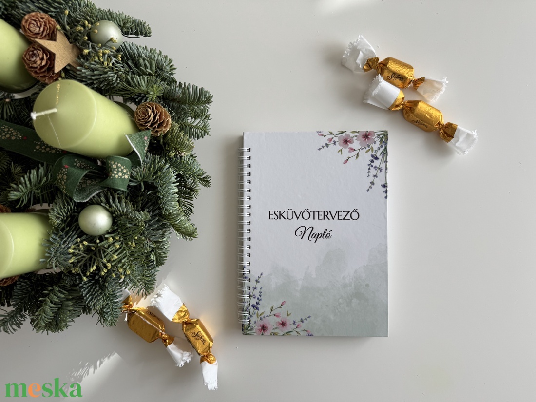 Esküvőtervező napló - esküvő - emlék & ajándék - vendégkönyv - Meska.hu