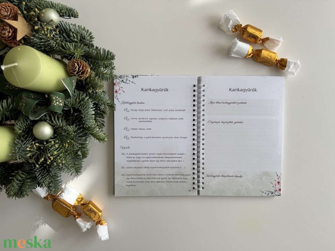 Esküvőtervező napló - esküvő - emlék & ajándék - vendégkönyv - Meska.hu