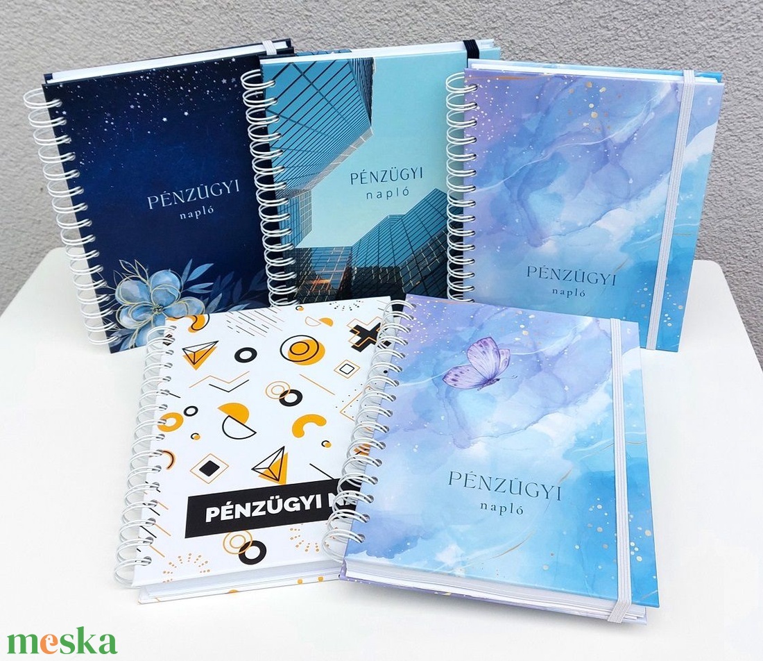 Pénzügyi napló prémium csomagban - otthon & életmód - papír, írószer - jegyzetfüzet & napló - Meska.hu