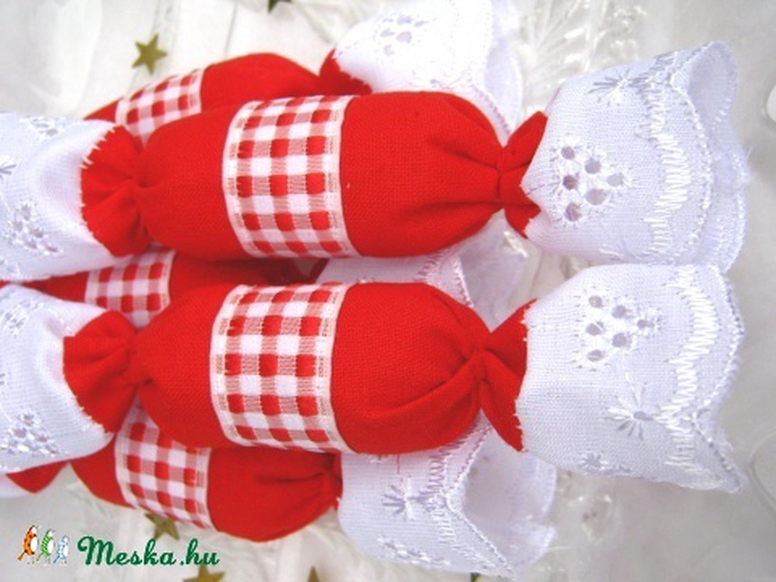 Klasszikus textil szaloncukor - - Meska.hu Klasszikus textil szaloncukor - - Meska.hu