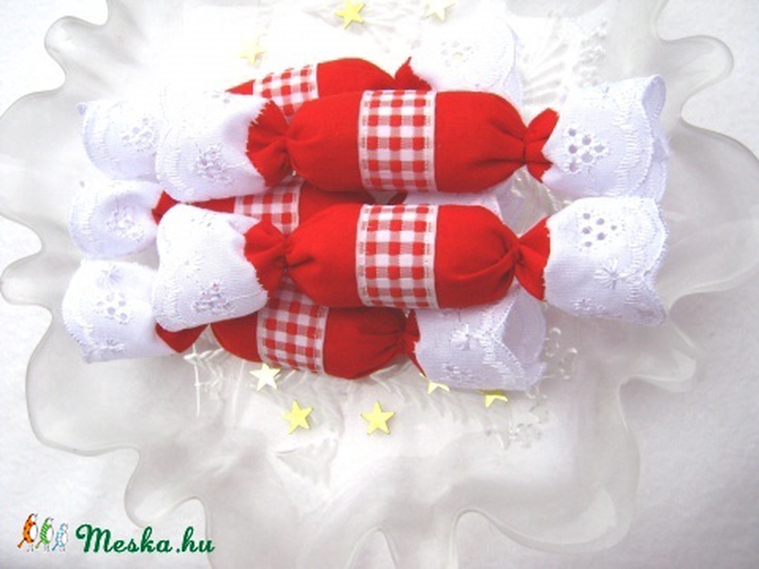 Klasszikus textil szaloncukor - - Meska.hu Klasszikus textil szaloncukor - - Meska.hu