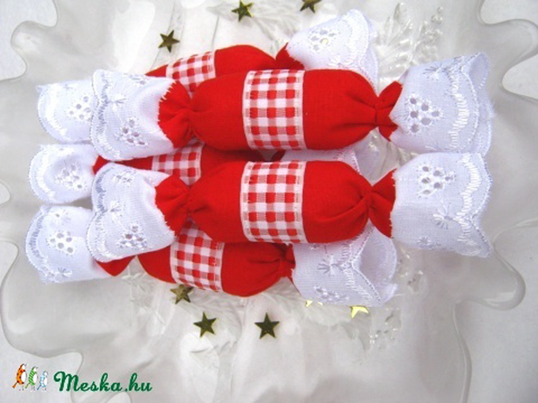 Klasszikus textil szaloncukor - - Meska.hu Klasszikus textil szaloncukor - - Meska.hu
