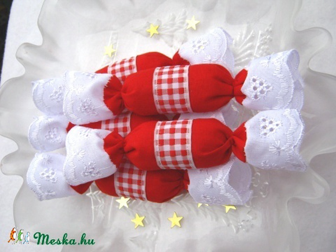Klasszikus textil szaloncukor - - Meska.hu Klasszikus textil szaloncukor - - Meska.hu