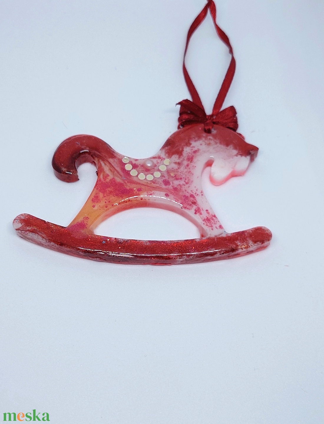 Hintaló karácsonyi dísz - karácsony - karácsonyi lakásdekoráció - karácsonyfadíszek - Meska.hu