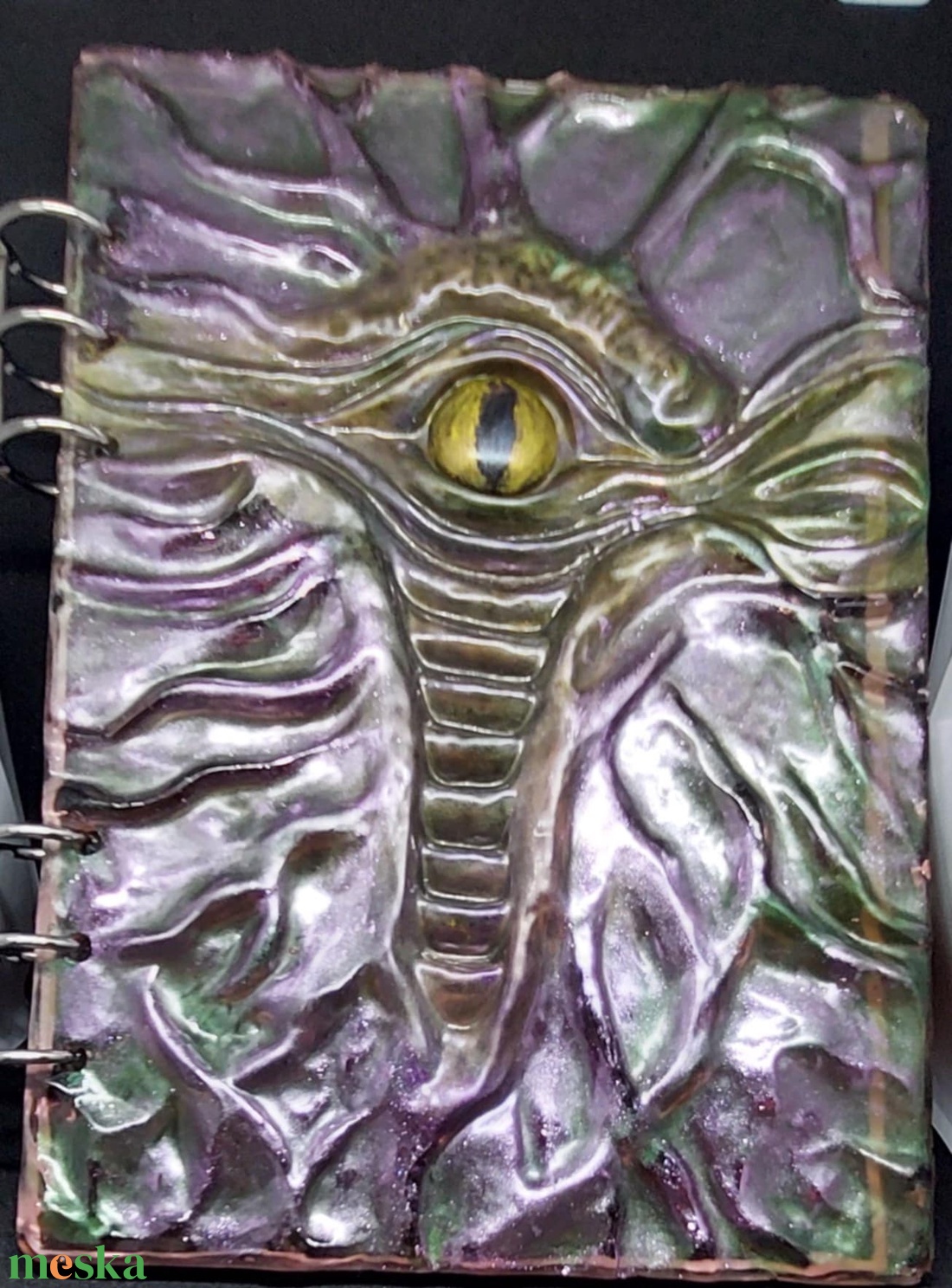 A Létezők Könyve  Kézműves fantasy notesz domborított borítóval - otthon & életmód - papír, írószer - jegyzetfüzet & napló - Meska.hu