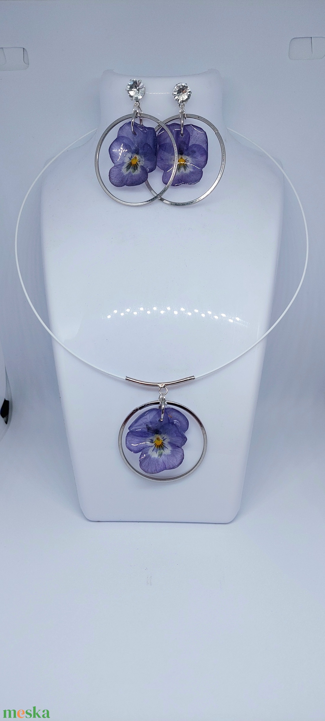 Árvácskák gyantába zárva - ékszer - ékszerszett - Meska.hu