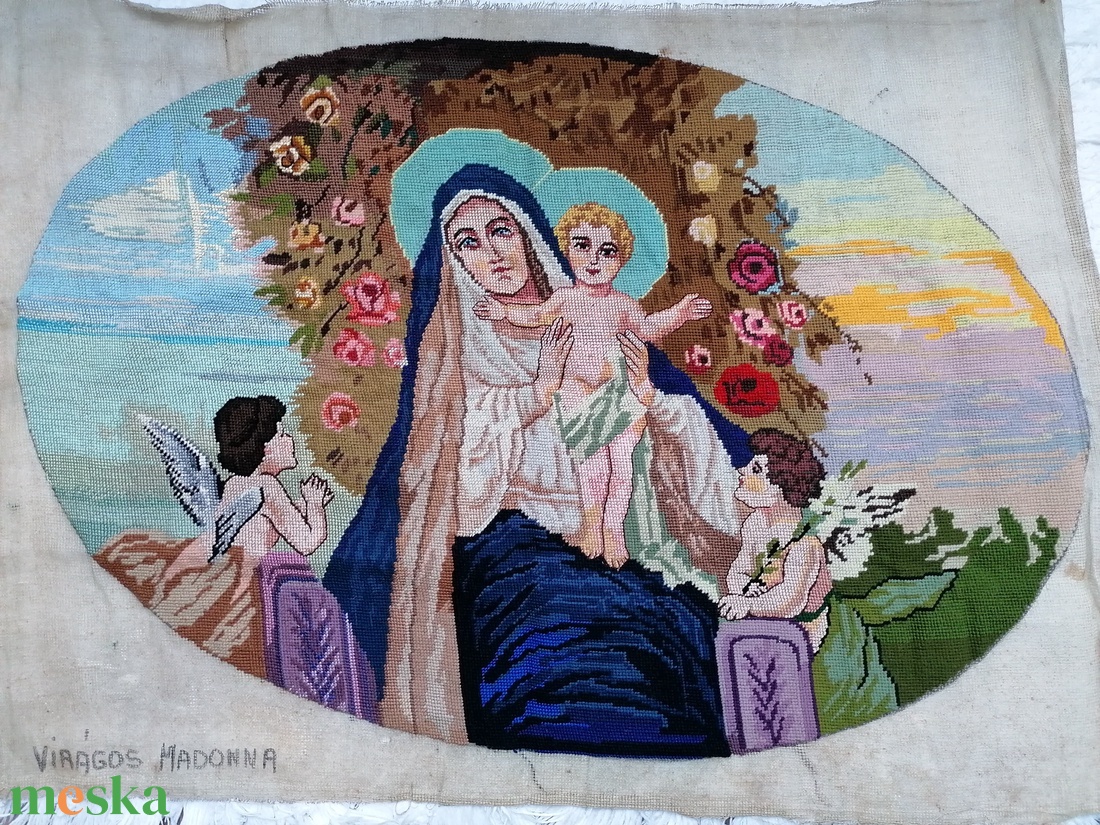 Virágos Madonna - - Meska.hu Virágos Madonna - - Meska.hu