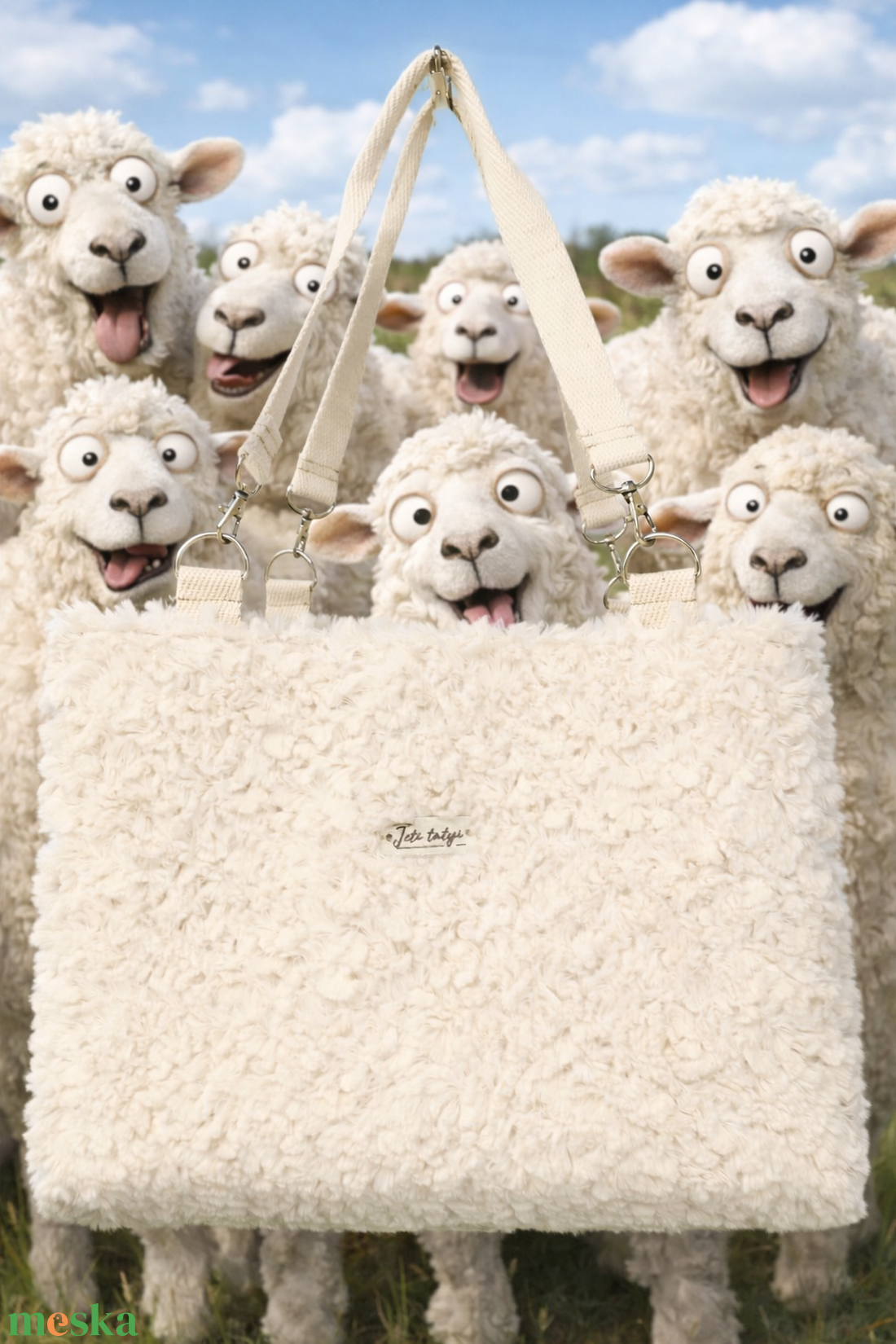 Bárányka táska - táska & tok - neszesszer - Meska.hu