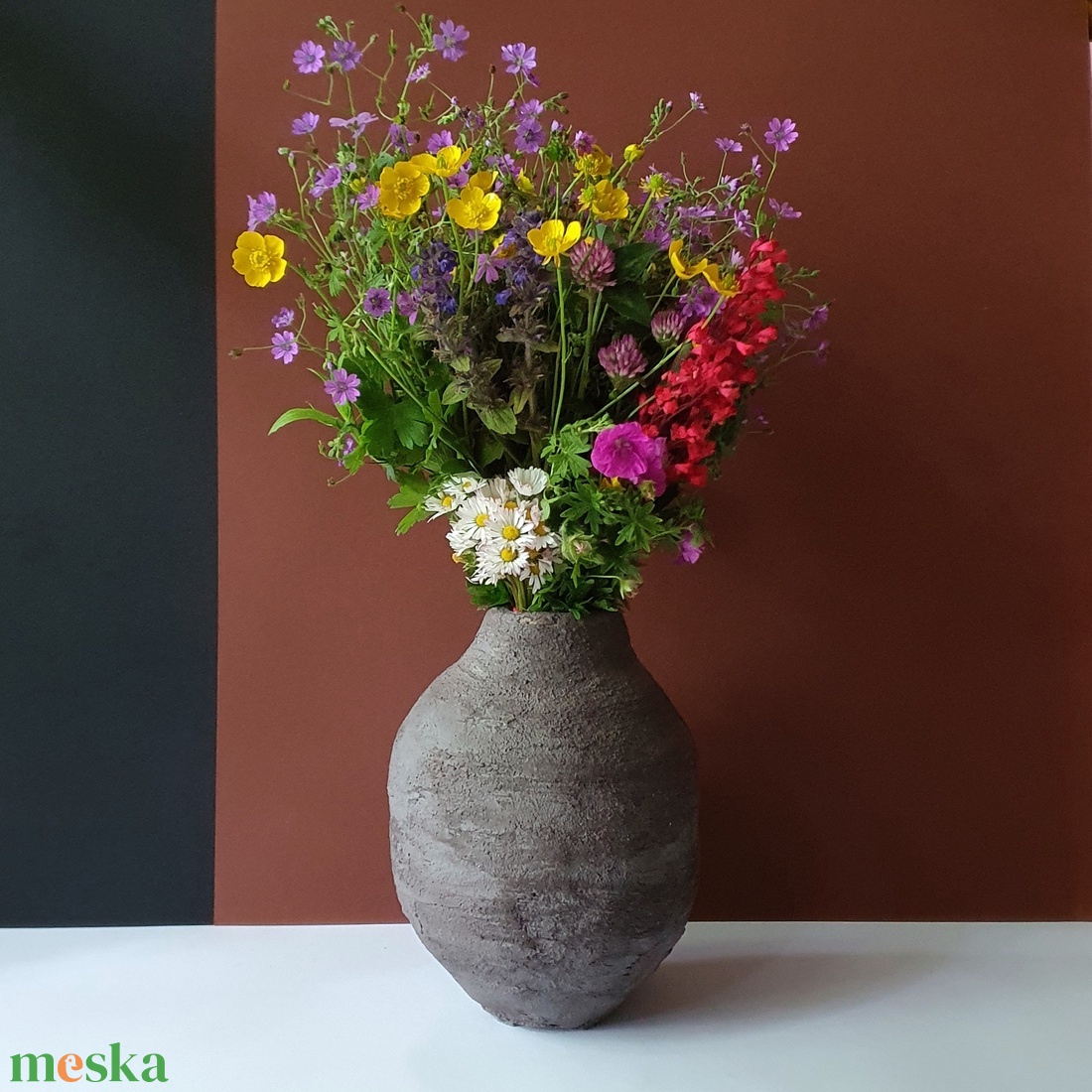 Barna beton váza - 21 cm - otthon & életmód - dekoráció - virágdísz és tartó - váza - Meska.hu Barna beton váza - 21 cm - otthon & életmód - dekoráció - virágdísz és tartó - váza - Meska.hu