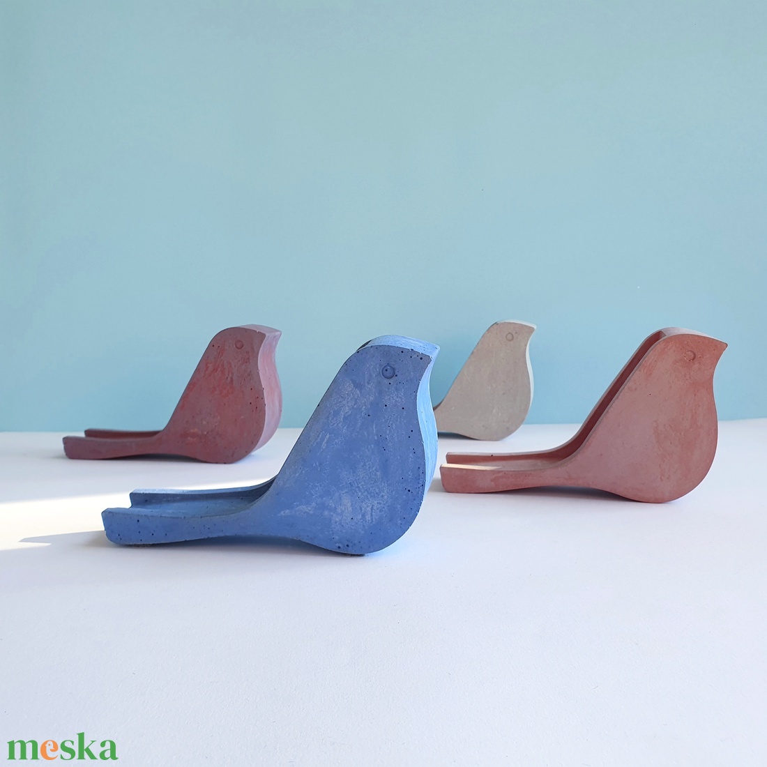 Beton asztali névjegykártyatartó vagy fényképtartó - otthon & életmód - tárolás & rendszerezés - íróasztali tároló - Meska.hu