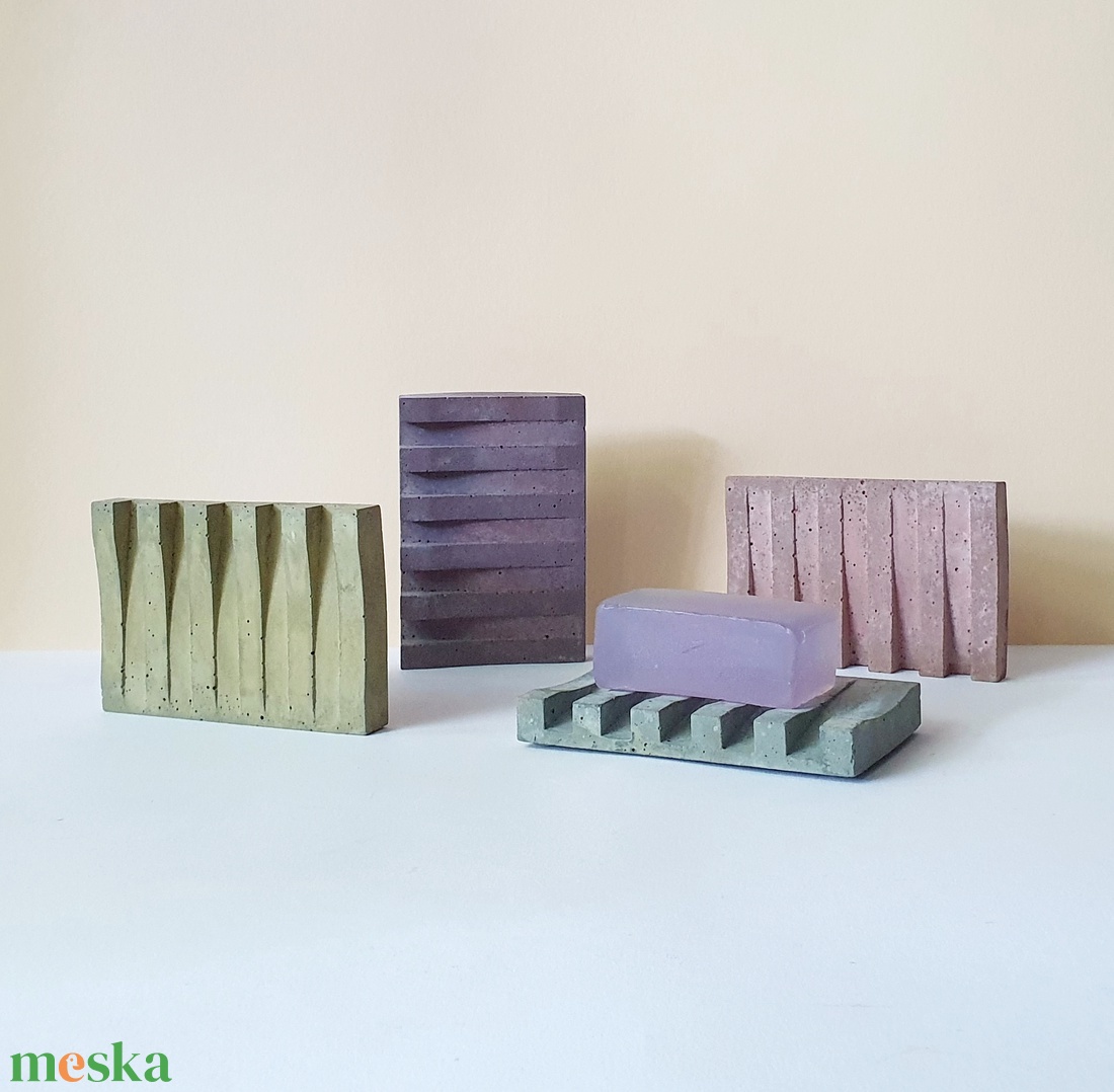 Beton szappantartó - otthon & életmód - fürdőszoba - szappantartó - Meska.hu