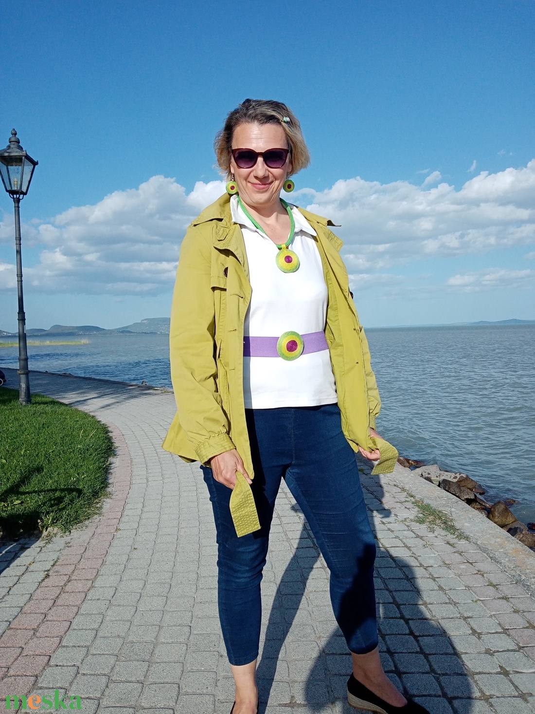 Zöld-lila OGEL szett övvel, nyaklánccal és fülbevalóval - ruha & divat - öv & övcsat - öv - Meska.hu Zöld-lila OGEL szett övvel, nyaklánccal és fülbevalóval - ruha & divat - öv & övcsat - öv - Meska.hu
