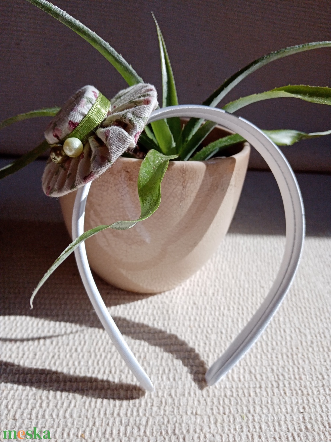 Virágos kalapos hajráf, hajpánt - ruha & divat - hajdísz & hajcsat - hajráf & hajpánt - Meska.hu