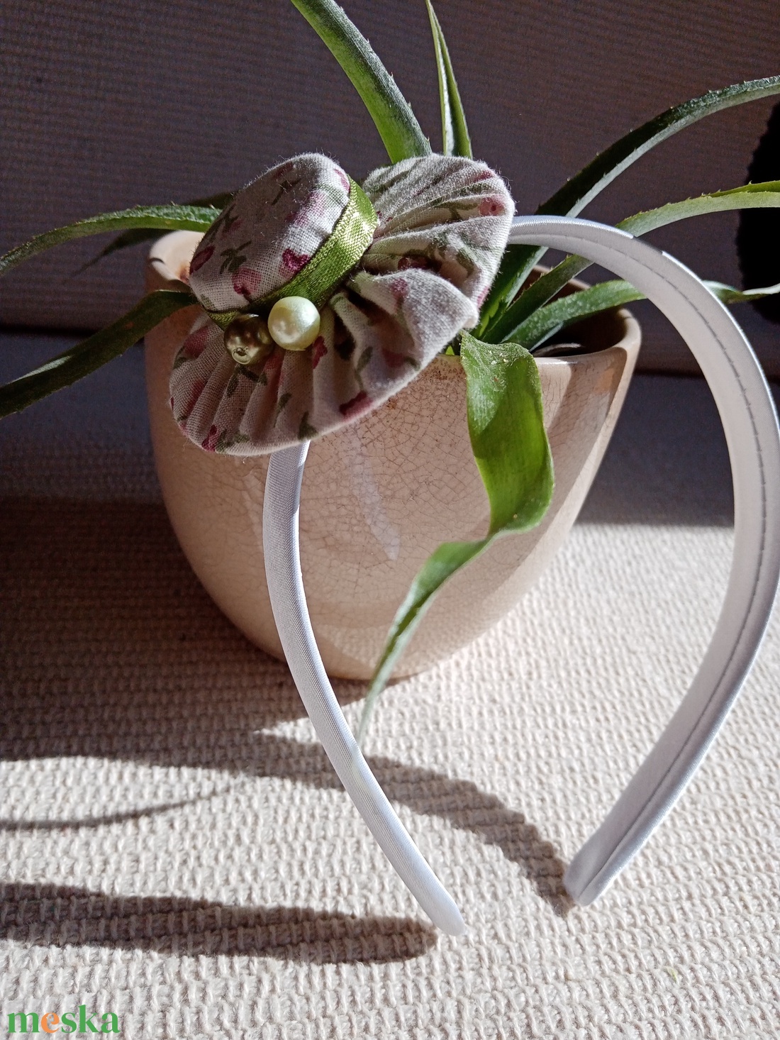 Virágos kalapos hajráf, hajpánt - ruha & divat - hajdísz & hajcsat - hajráf & hajpánt - Meska.hu