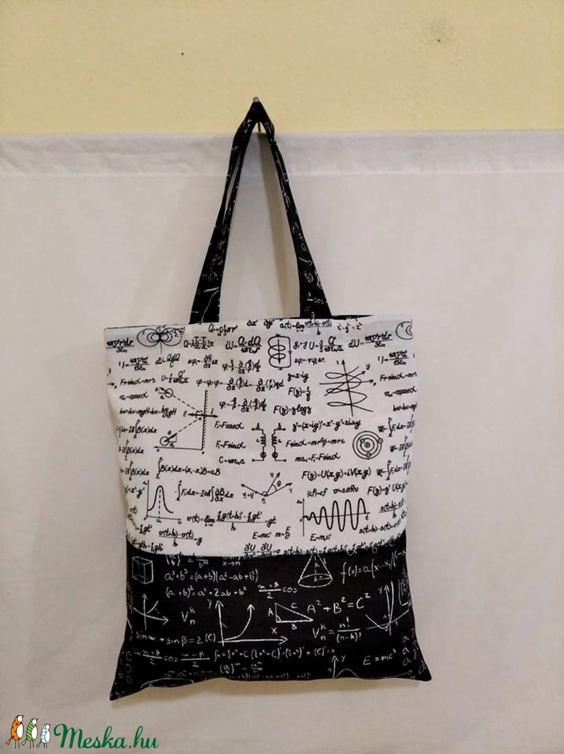 Fekete -fehér matek feladat mintás táska - táska & tok - bevásárlás & shopper táska - shopper, textiltáska, szatyor - Meska.hu Fekete -fehér matek feladat mintás táska - táska & tok - bevásárlás & shopper táska - shopper, textiltáska, szatyor - Meska.hu