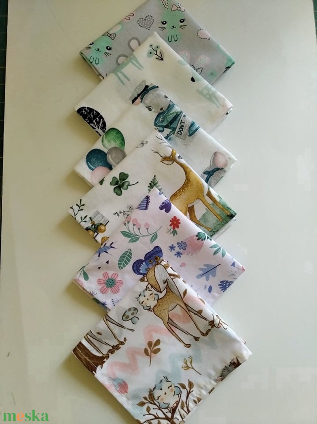 Textilszalvéta szett 6 db-os őzikés - otthon & lakás - konyhafelszerelés, tálalás - konyhai textil - szalvéta - Meska.hu Textilszalvéta szett 6 db-os őzikés - otthon & lakás - konyhafelszerelés, tálalás - konyhai textil - szalvéta - Meska.hu