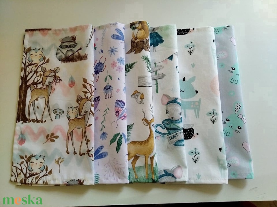 Textilszalvéta szett 6 db-os őzikés - otthon & lakás - konyhafelszerelés, tálalás - konyhai textil - szalvéta - Meska.hu Textilszalvéta szett 6 db-os őzikés - otthon & lakás - konyhafelszerelés, tálalás - konyhai textil - szalvéta - Meska.hu