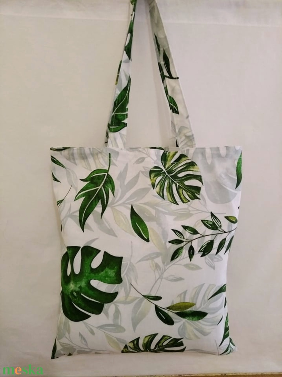 Textiltáska fehér-kék zöld levél mintás - táska & tok - bevásárlás & shopper táska - shopper, textiltáska, szatyor - Meska.hu Textiltáska fehér-kék zöld levél mintás - táska & tok - bevásárlás & shopper táska - shopper, textiltáska, szatyor - Meska.hu