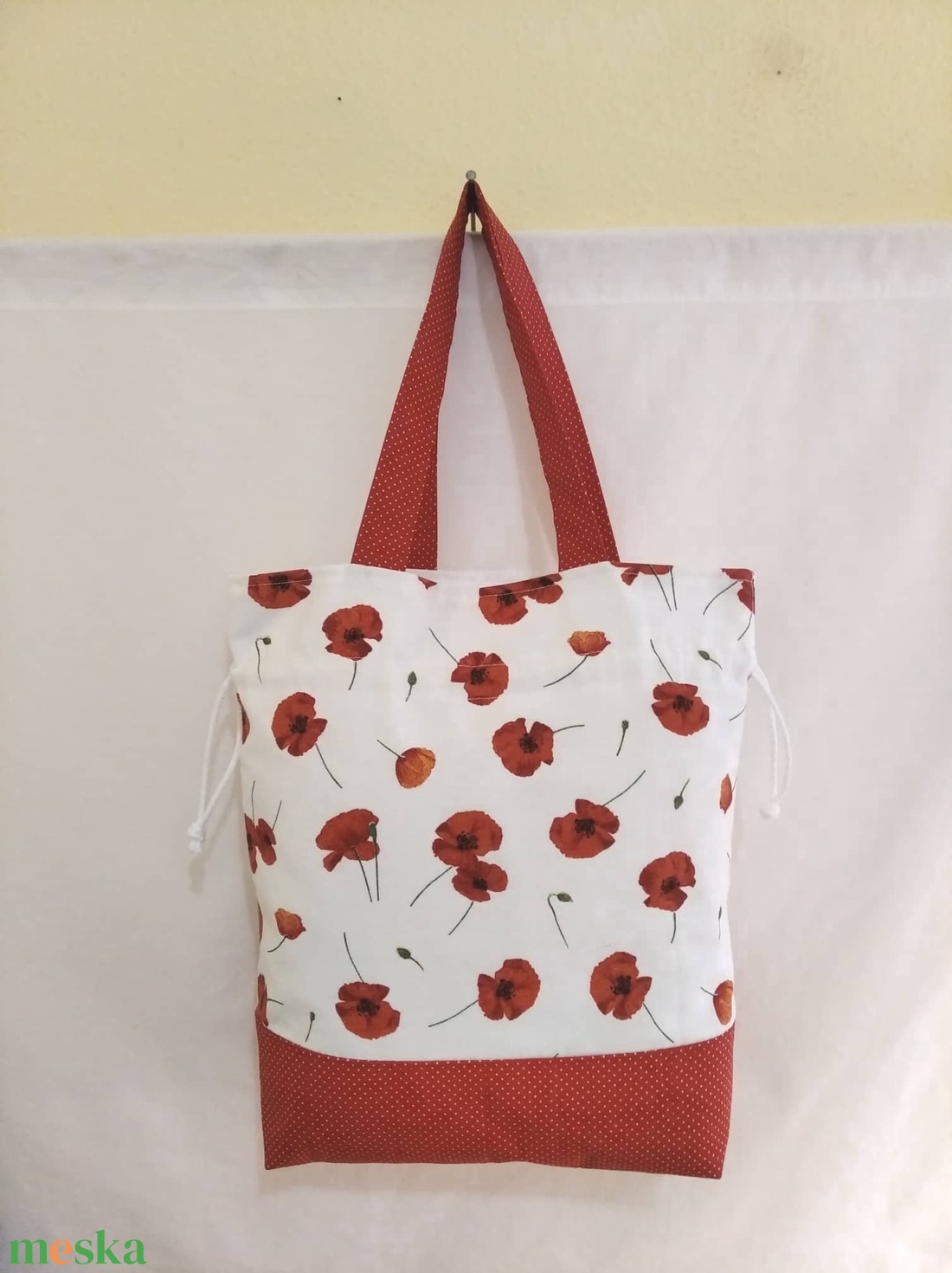 Sok pipacsos batyu táska bélelt, normál füllel - táska & tok - bevásárlás & shopper táska - shopper, textiltáska, szatyor - Meska.hu Sok pipacsos batyu táska bélelt, normál füllel - táska & tok - bevásárlás & shopper táska - shopper, textiltáska, szatyor - Meska.hu