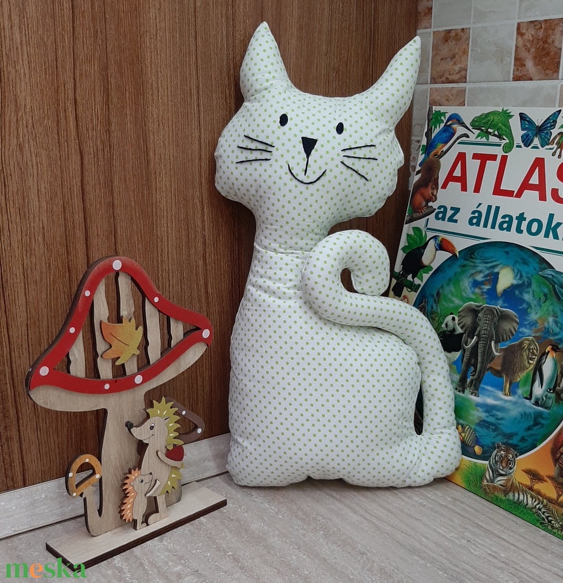 Puha barátok nagy cica - játék & sport - plüssállat & játékfigura - cica - Meska.hu