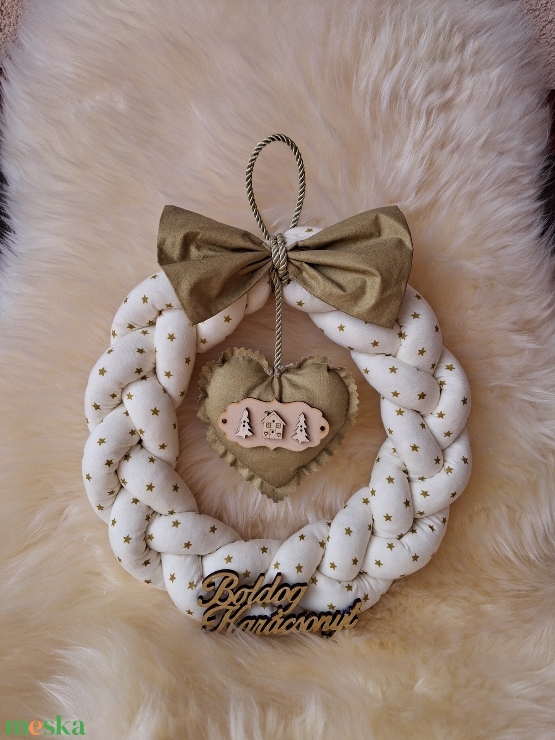 Karácsonyi ajtódísz - karácsony - adventi díszek - adventi ajtódísz - Meska.hu