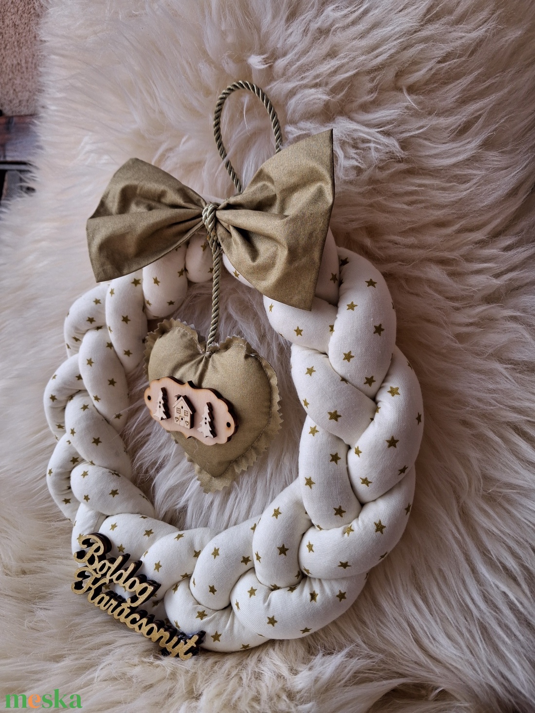 Karácsonyi ajtódísz - karácsony - adventi díszek - adventi ajtódísz - Meska.hu