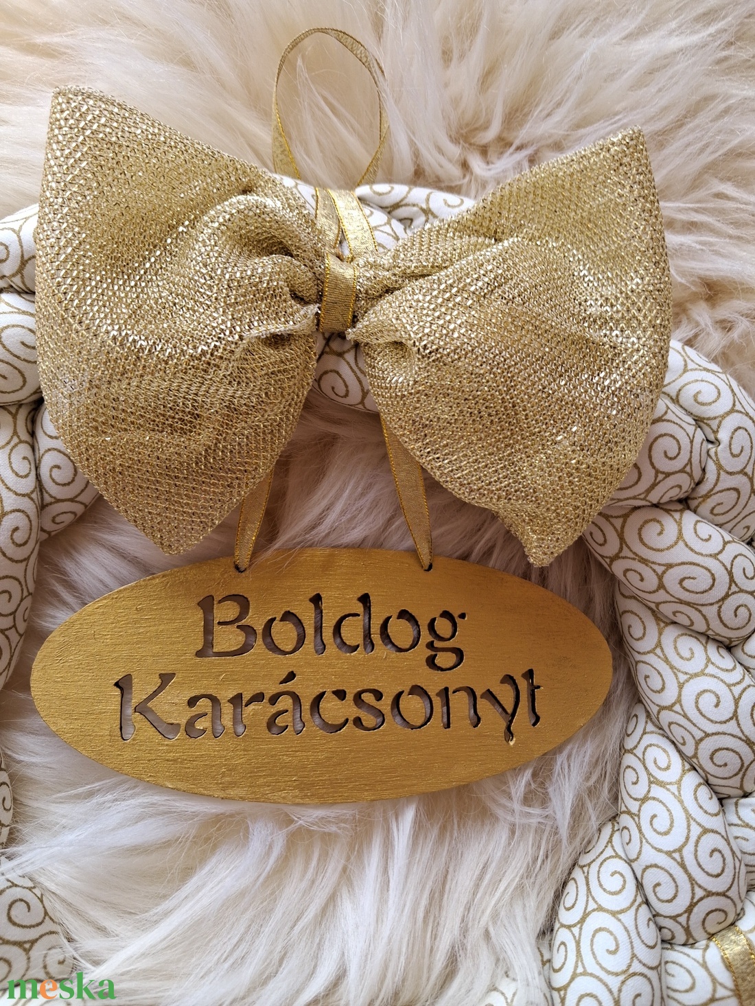 Karácsonyi ajtódísz - karácsony - adventi díszek - adventi ajtódísz - Meska.hu