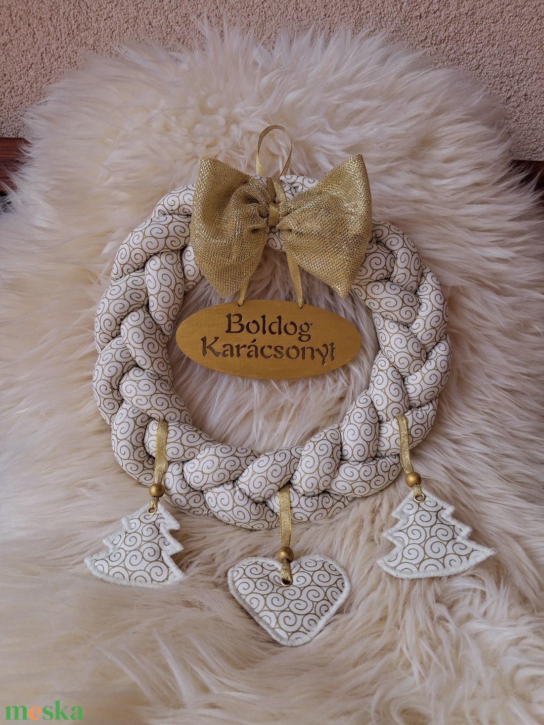 Karácsonyi ajtódísz - karácsony - adventi díszek - adventi ajtódísz - Meska.hu