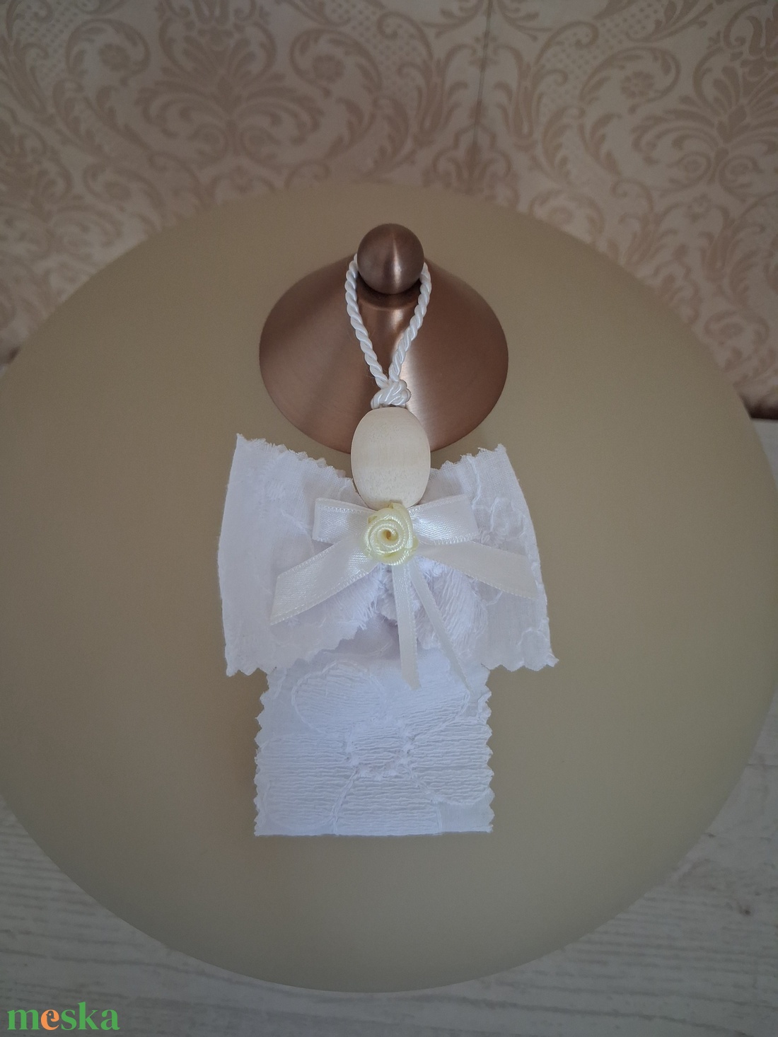 Angyal karácsonyfadísz - karácsony - karácsonyi lakásdekoráció - karácsonyfadíszek - Meska.hu