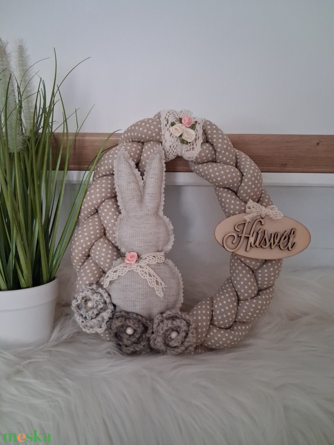 Húsvéti / Tavaszi ajtódísz - otthon & életmód - dekoráció - ajtó- és ablak dekoráció - ajtódísz & kopogtató - Meska.hu