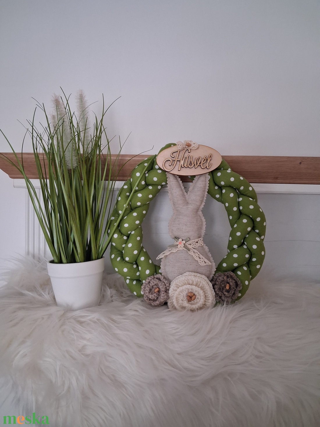 Húsvéti / Tavaszi ajtódísz - otthon & életmód - dekoráció - ajtó- és ablak dekoráció - ajtódísz & kopogtató - Meska.hu