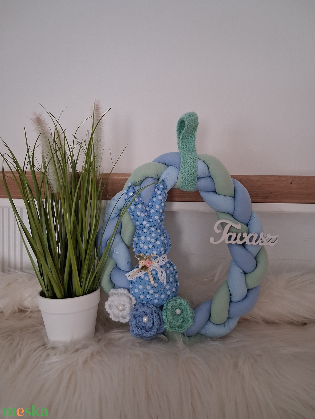 Húsvéti / Tavaszi ajtódísz - otthon & életmód - dekoráció - ajtó- és ablak dekoráció - ajtódísz & kopogtató - Meska.hu