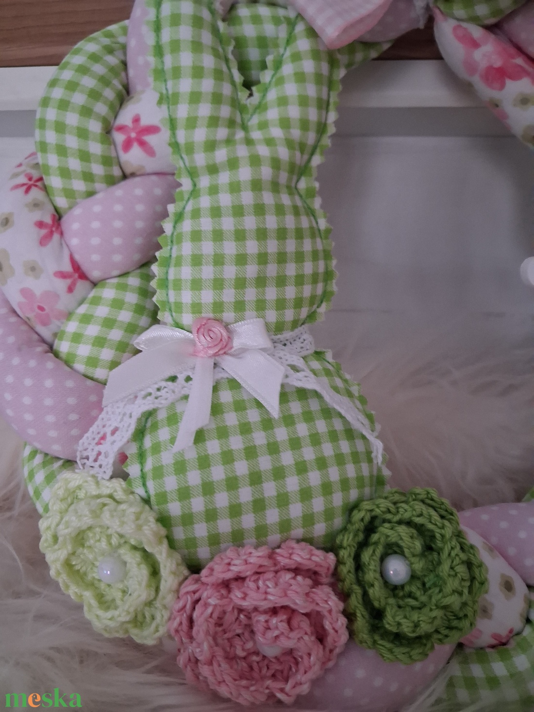 Húsvéti / Tavaszi ajtódísz - ünnepi díszek, dekorációk - húsvéti díszek és dekorációk - húsvéti ajtódísz, kopogtató - Meska.hu