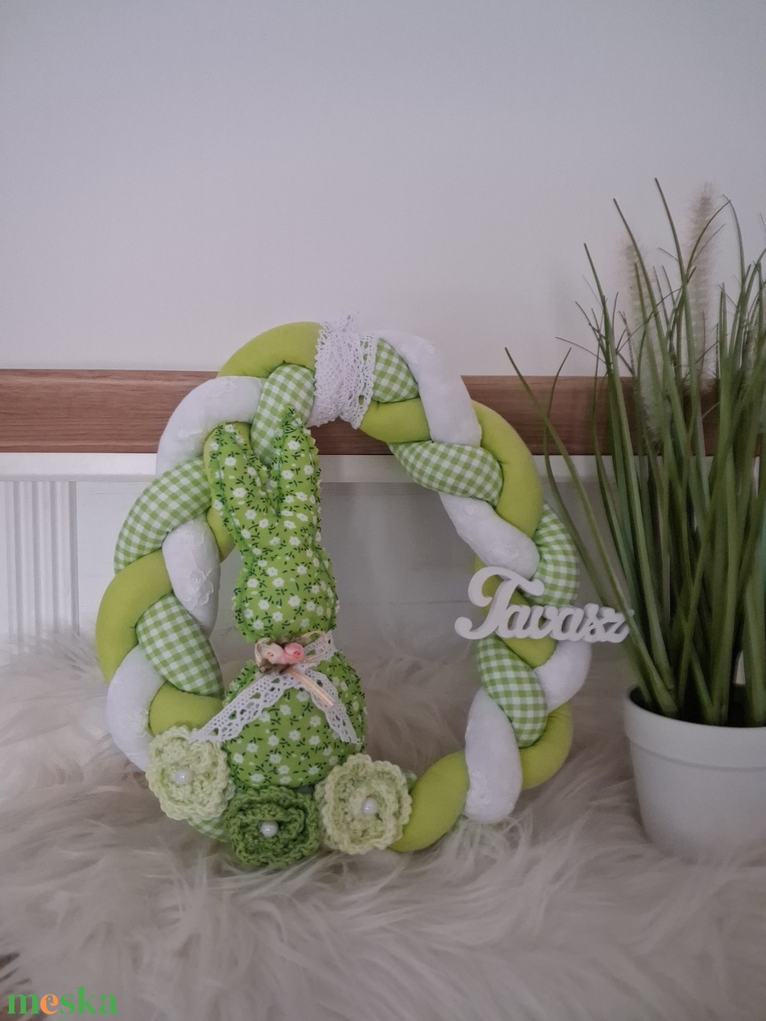 Húsvéti / Tavaszi ajtódísz - otthon & életmód - dekoráció - ajtó- és ablak dekoráció - ajtódísz & kopogtató - Meska.hu