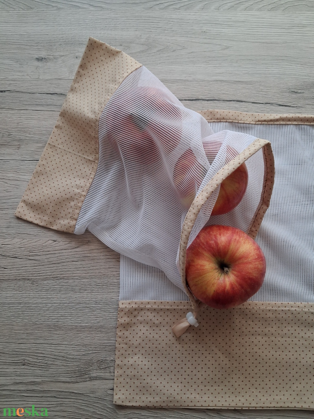 Hálós bevásárló zsák - táska & tok - bevásárlás & shopper táska - zöldség/gyümölcs zsák - Meska.hu