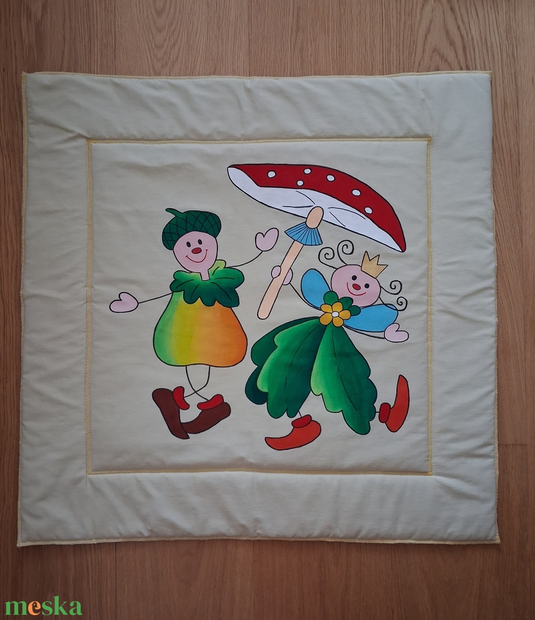 Textil falikép gyerekszobába - baba - mama - babaszoba dekoráció - babaszoba kép - Meska.hu