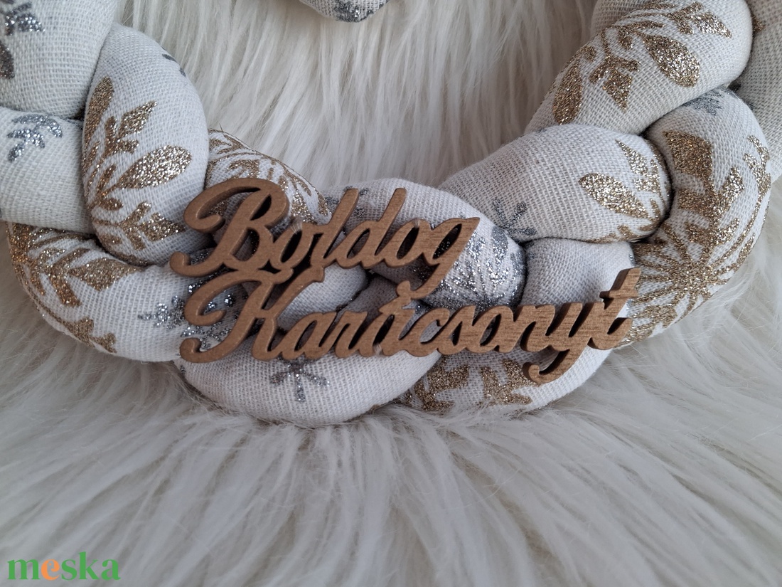 Karácsonyi ajtódísz - karácsony - karácsonyi lakásdekoráció - karácsonyi ajtódíszek - Meska.hu