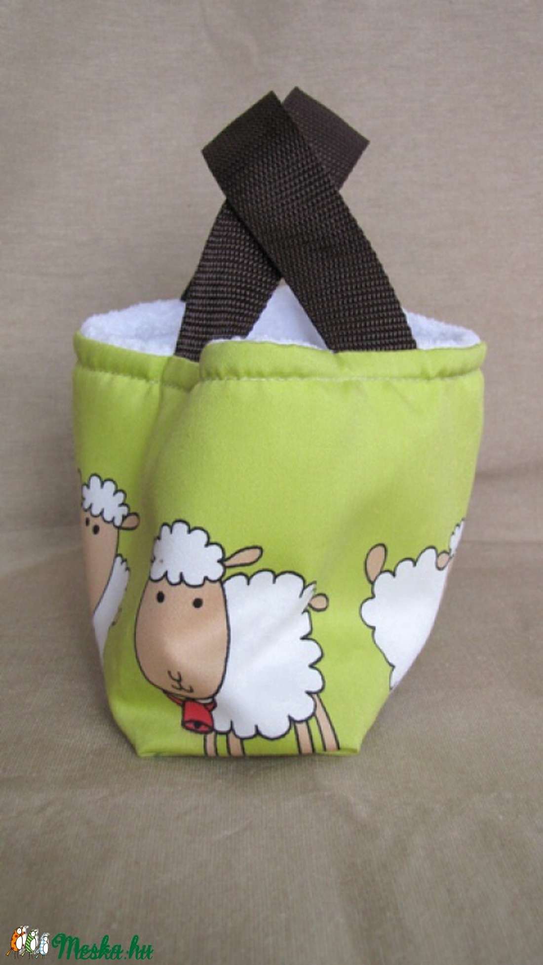 Tojásgyűjtő húsvéti táska gyerekeknek, bárányos-lovacskás -  - Meska.hu
