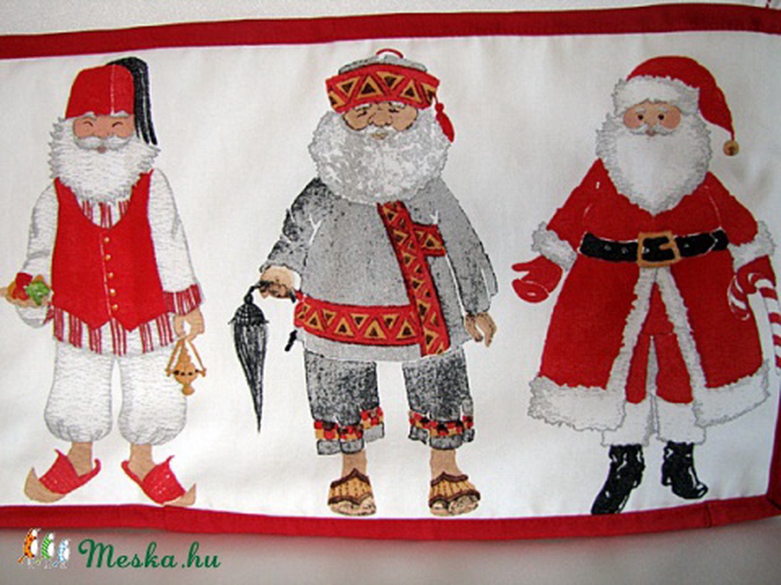 RITKASÁG! Mikulás textilkép, falvédő -  - Meska.hu